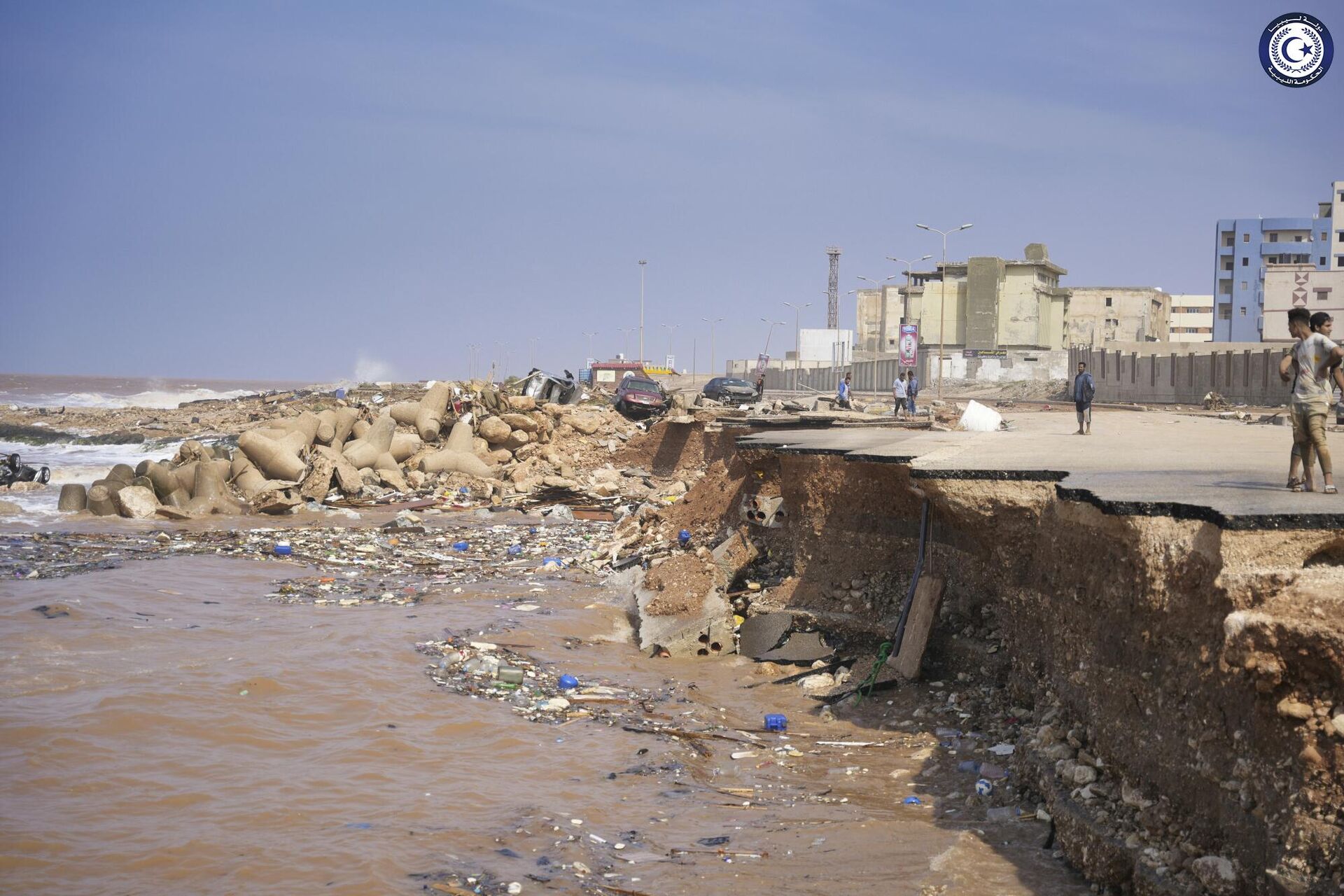 Kè bị sập sau lũ lụt nghiêm trọng ở Derna, Libya - Sputnik Việt Nam, 1920, 13.09.2023