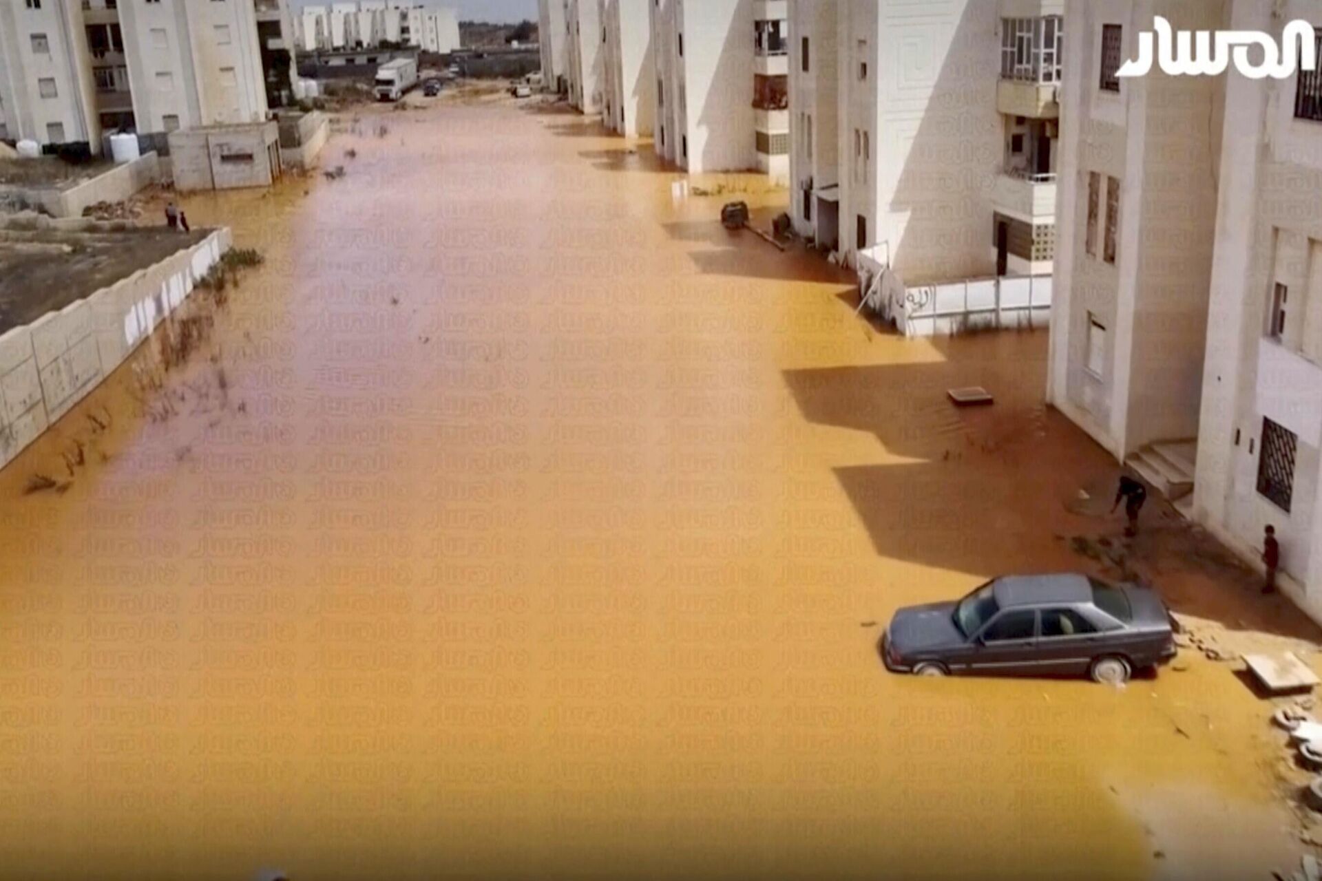 Đường phố ngập lụt sau cơn bão Daniel ở Marj, Libya - Sputnik Việt Nam, 1920, 13.09.2023