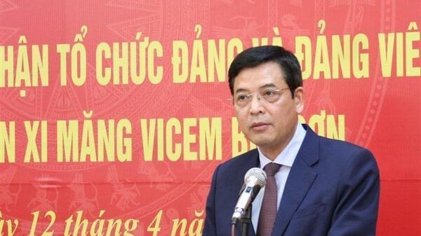 Ông Bùi Xuân Dũng, Chủ tịch Hội đồng Thành viên Tổng công ty Ximăng Việt Nam  - Sputnik Việt Nam