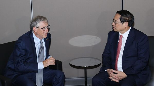 Thủ tướng Phạm Minh Chính tiếp Chủ tịch Tập đoàn Microsoft Bill Gates - Sputnik Việt Nam