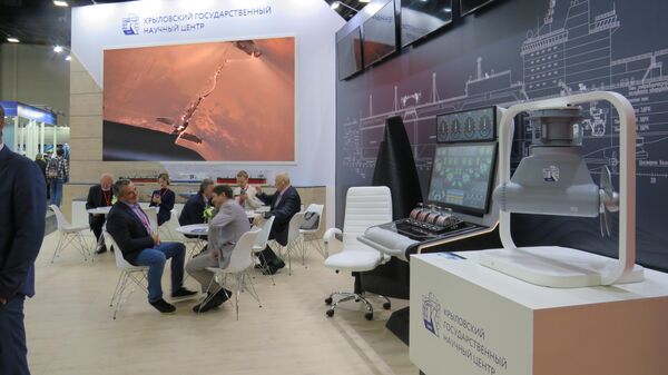Gian hàng của Trung tâm Nghiên cứu Khoa học Krylov tại triển lãm NEVA-2023 - Sputnik Việt Nam