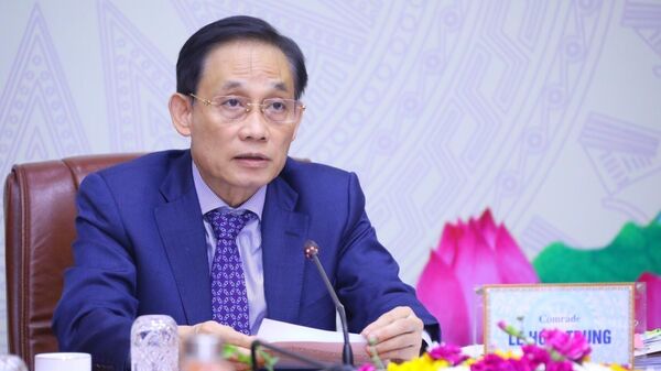 Hội nghị Trung ương 8 khóa XIII: Bầu bổ sung đồng chí Lê Hoài Trung giữ chức Ủy viên Ban Bí thư - Sputnik Việt Nam