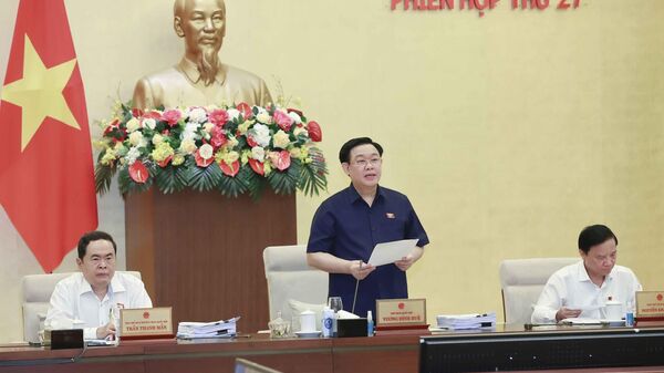 Khai mạc Phiên họp thứ 27 của Uỷ ban Thường vụ Quốc hội - Sputnik Việt Nam