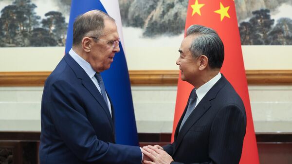 Cuộc gặp giữa Bộ trưởng Ngoại giao Liên bang Nga và Trung Quốc S. Lavrov và Wang Yi - Sputnik Việt Nam