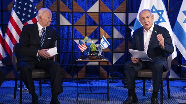Tổng thống Joe Biden gặp Thủ tướng Israel Benjamin Netanyahu - Sputnik Việt Nam