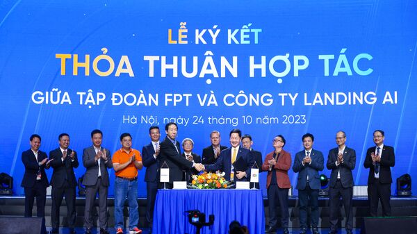 FPT và Landing AI vừa chính thức ký kết hợp tác chiến lược để phát triển kinh doanh và nguồn nhân lực ở lĩnh vực trí tuệ nhân tạo (AI) - Sputnik Việt Nam
