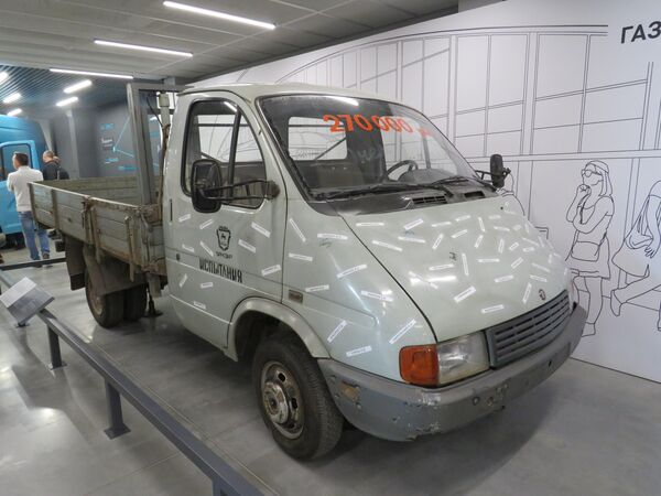 Nguyên mẫu xe tải GAZ-3302 «GAZelle», đã trải qua thử nghiệm năm 1992-1995. Xe đã chạy được 270.000 km. Xe không phục hồi đặc biệt trước khi bàn giao cho Bảo tàng - Sputnik Việt Nam