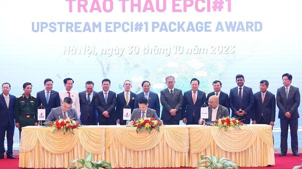 Thủ tướng Phạm Minh Chính dự lễ triển khai chuỗi dự án khí điện Lô B - Ô Môn - Sputnik Việt Nam