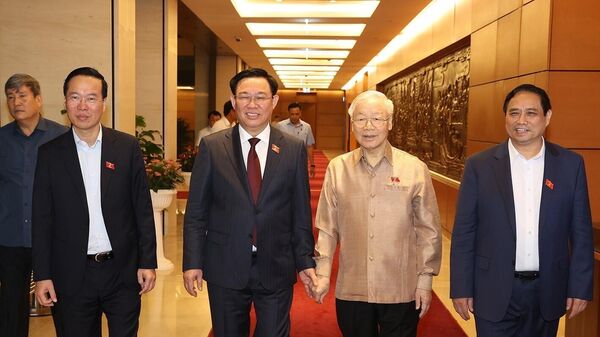 Tổng Bí thư Nguyễn Phú Trọng dự phiên chất vấn và trả lời chất vấn  - Sputnik Việt Nam