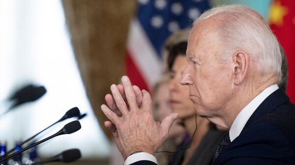 Tổng thống Mỹ Joe Biden bên lề Hội nghị thượng đỉnh APEC ở San Francisco - Sputnik Việt Nam