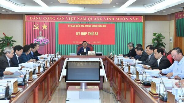 Quang cảnh kỳ họp thứ 33 của Ủy ban Kiểm tra Trung ương - Sputnik Việt Nam