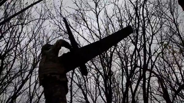 Video: Chiến sĩ Nga bắt máy bay không người lái Puma của Mỹ phải hạ cánh - Sputnik Việt Nam