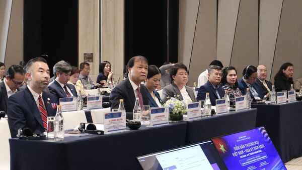 Các đại biểu Việt Nam và Hoa Kỳ tham gia Diễn đàn. - Sputnik Việt Nam