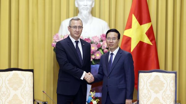 Chủ tịch nước Võ Văn Thưởng tiếp Thống đốc tỉnh Kaluga, Liên bang Nga - Sputnik Việt Nam