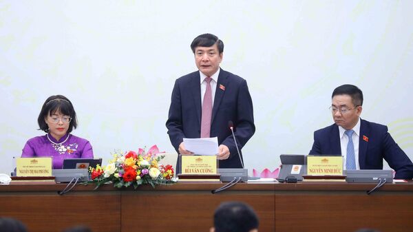 Họp báo công bố kết quả Kỳ họp thứ 6, Quốc hội khoá XV - Sputnik Việt Nam