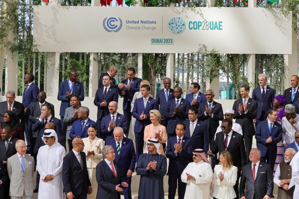 Các nhà lãnh đạo và đại biểu thế giới tham gia hội nghị thượng đỉnh của Liên hợp quốc COP28 về khí hậu tại Dubai - Sputnik Việt Nam