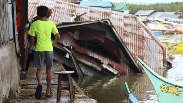 Thiệt hại do động đất ngoài khơi bờ biển Philippines - Sputnik Việt Nam