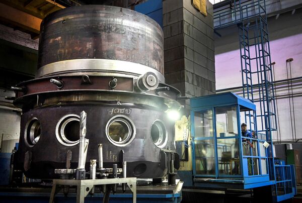Sản xuất nhà máy lò phản ứng hạt nhân thứ hai RITM-200 cho tàu phá băng hạt nhân &quot;Chukotka&quot; của Nga - Sputnik Việt Nam