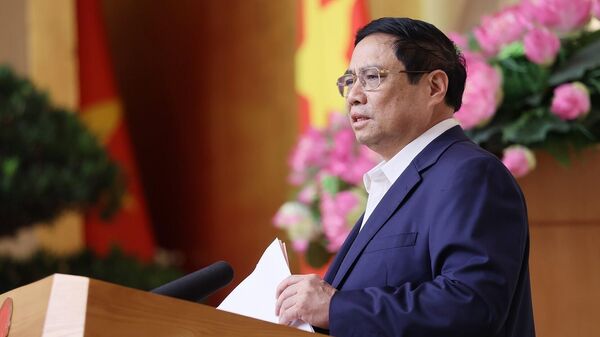 Thủ tướng chủ trì hội nghị giải pháp tháo gỡ khó khăn về tăng trưởng tín dụng - Sputnik Việt Nam