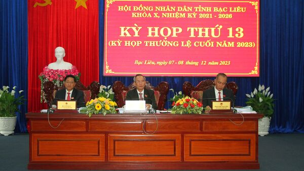 Bạc Liêu: Khai mạc kỳ họp thứ 13, Hội đồng Nhân dân tỉnh Bạc Liêu khóa X, nhiệm kỳ 2021 - 2026 - Sputnik Việt Nam