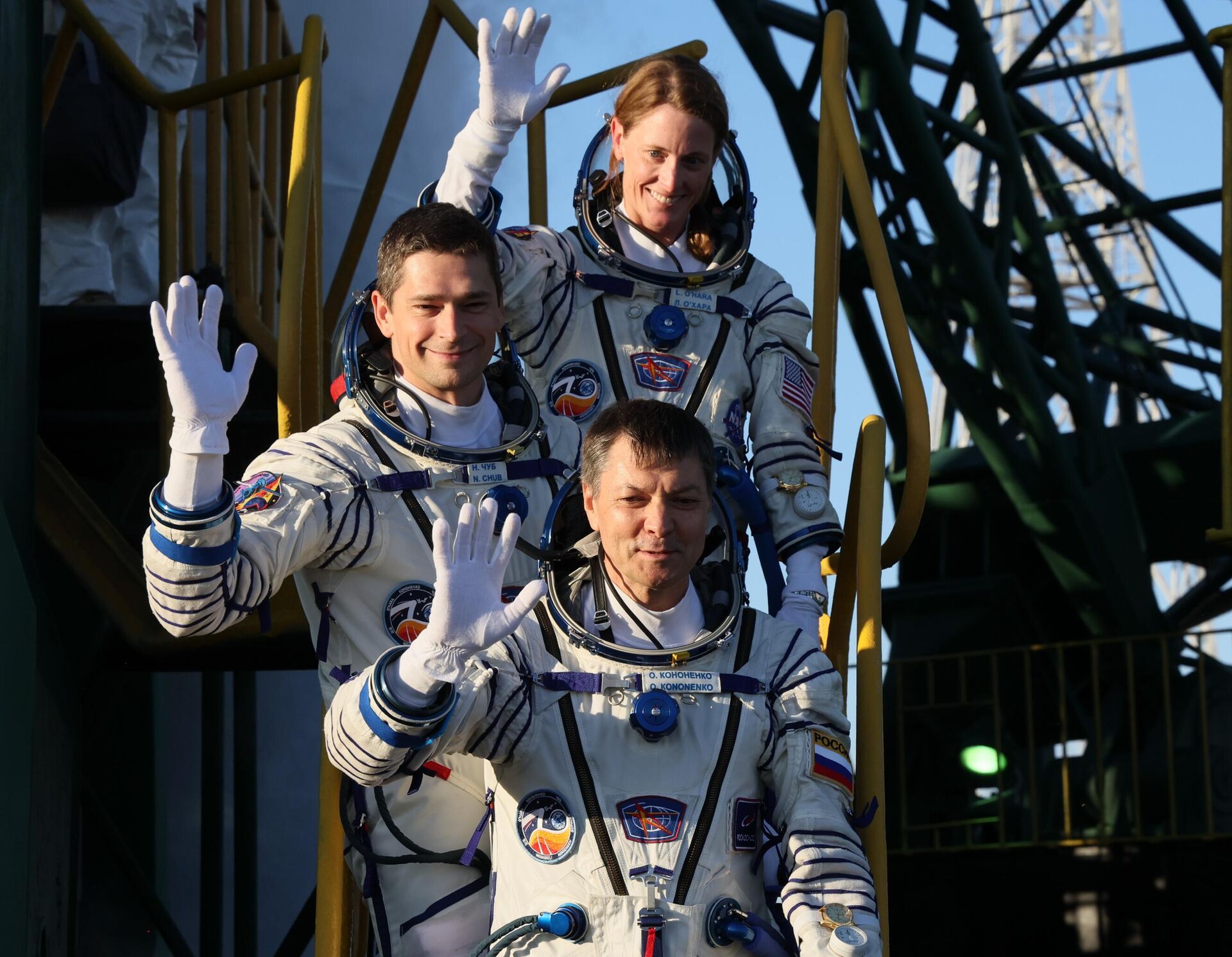 Phi hành gia ISS: Nga - Oleg Kononenko, Nikolai Chub, Mỹ - Loral O'Hara  - Sputnik Việt Nam, 1920, 20.12.2023