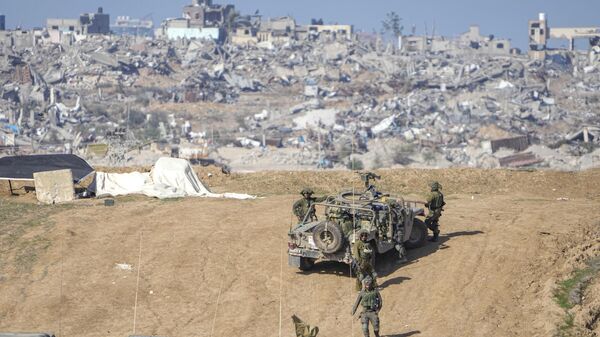 Quân đội Israel gần biên giới Dải Gaza - Sputnik Việt Nam
