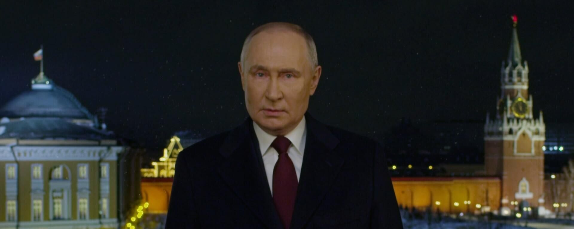 “Nước Nga tiến lên”: Tổng thống Putin phát biểu trước người dân Nga đêm giao thừa - Sputnik Việt Nam, 1920, 01.01.2024