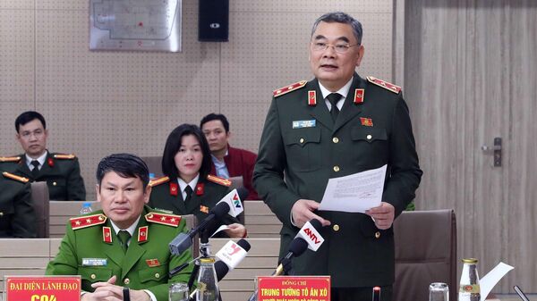 Bộ Công an thông báo tình hình, kết quả công tác năm 2023 - Sputnik Việt Nam