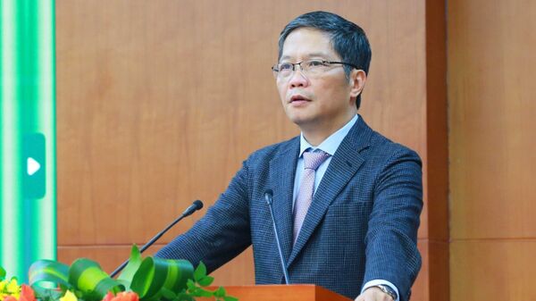 Đồng chí Trần Tuấn Anh, Uỷ viên Bộ Chính trị, Trưởng Ban Kinh tế Trung ương phát biểu - Sputnik Việt Nam