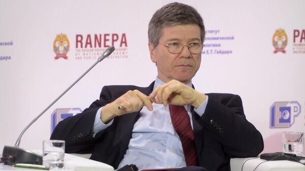 Nhà kinh tế học nổi tiếng người Mỹ Jeffrey Sachs - Sputnik Việt Nam