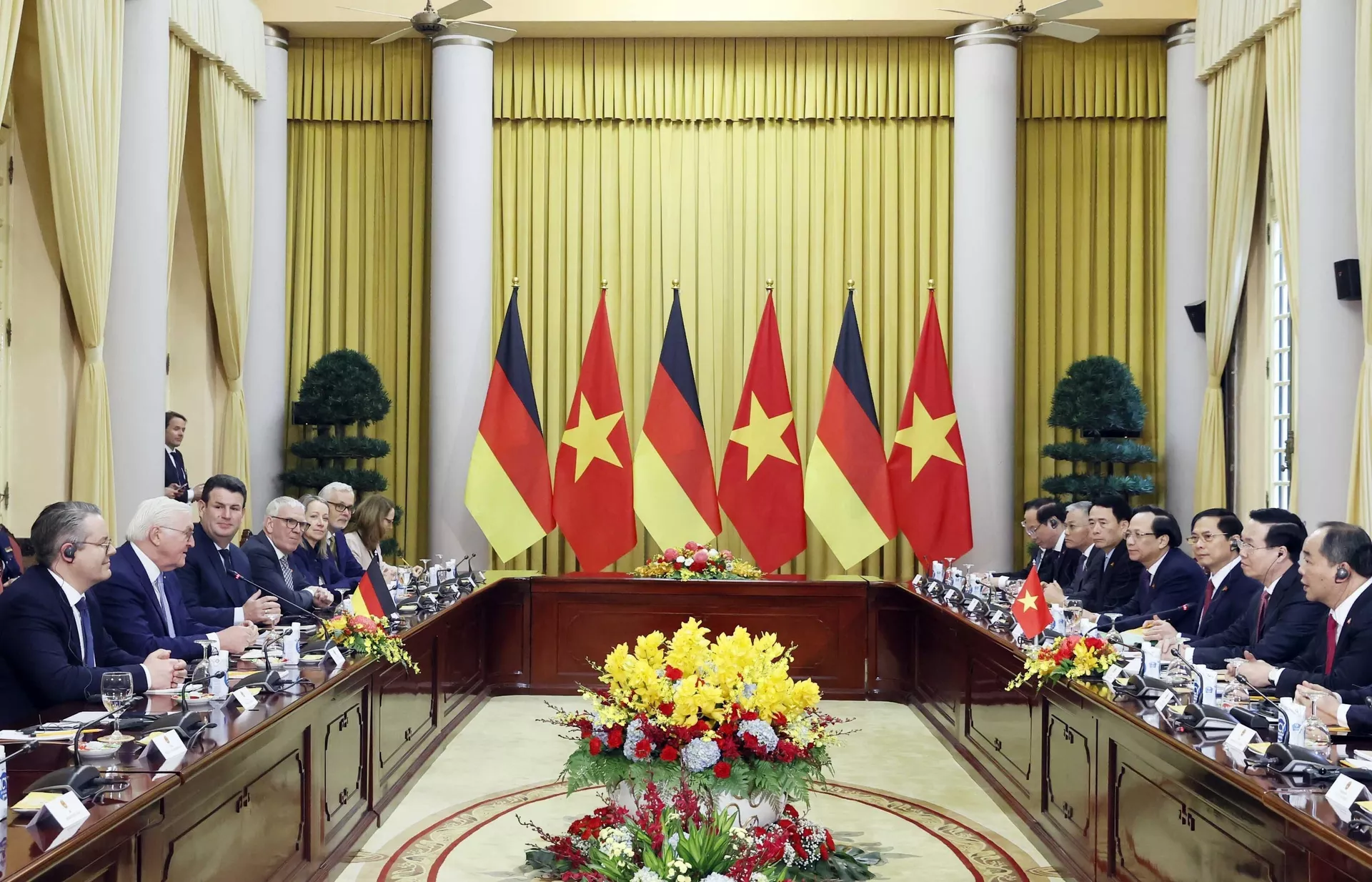Chủ tịch nước Võ Văn Thưởng hội đàm với Tổng thống Đức Frank-Walter Steinmeier  - Sputnik Việt Nam, 1920, 23.01.2024