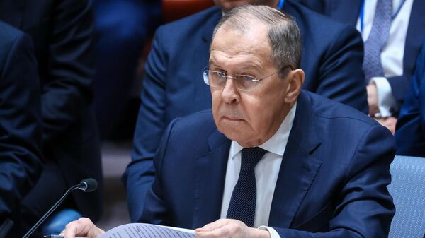 Ngoại trưởng Nga S. Lavrov tham dự cuộc họp của Hội đồng Bảo an Liên hợp quốc về Ukraina - Sputnik Việt Nam