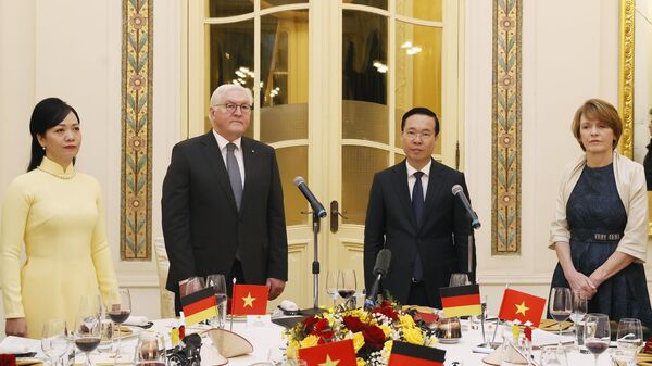 Chủ tịch nước và Phu nhân chủ trì tiệc chiêu đãi Tổng thống Đức và Phu nhân  - Sputnik Việt Nam