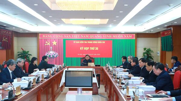 Kỳ họp thứ 36 Ủy ban Kiểm tra Trung ương - Sputnik Việt Nam