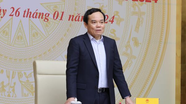 Phó Thủ tướng Trần Lưu Quang, Chủ tịch Ủy ban Quốc gia phòng, chống AIDS, ma túy, mại dâm chủ trì hội nghị.  - Sputnik Việt Nam