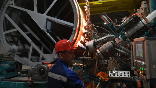 Sản xuất ống polyethylene ở Swerdlovsk - Sputnik Việt Nam