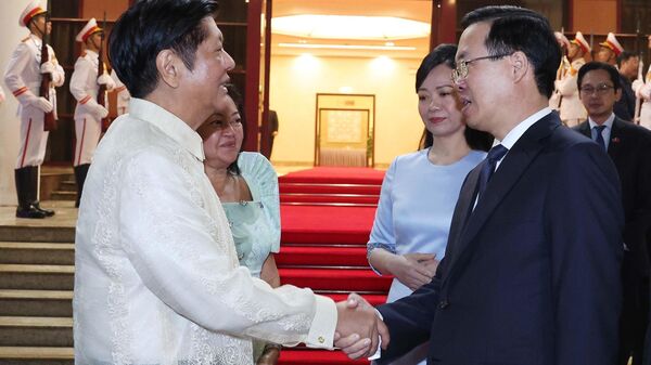 Chủ tịch nước và Phu nhân chủ trì tiệc chiêu đãi Tổng thống Philippines và Phu nhân - Sputnik Việt Nam