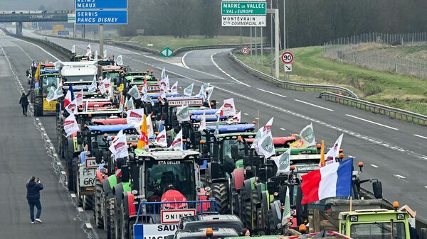Протесты фермеров во Франции - Sputnik Việt Nam