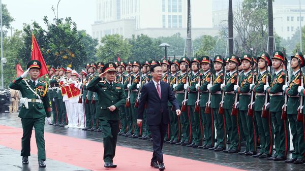 Chủ tịch nước thăm và làm việc với Tập đoàn Công nghiệp – Viễn thông Quân đội - Sputnik Việt Nam