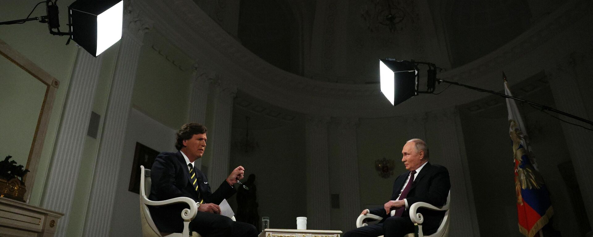 Cuộc phỏng vấn của nhà báo Mỹ Tucker Carlson với Tổng thống Nga Vladimir Putin - Sputnik Việt Nam, 1920, 09.02.2024