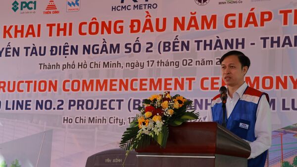 Triển khai thi công đầu năm dự án tàu điện ngầm số 2 Bến Thành – Tham Lương - Sputnik Việt Nam