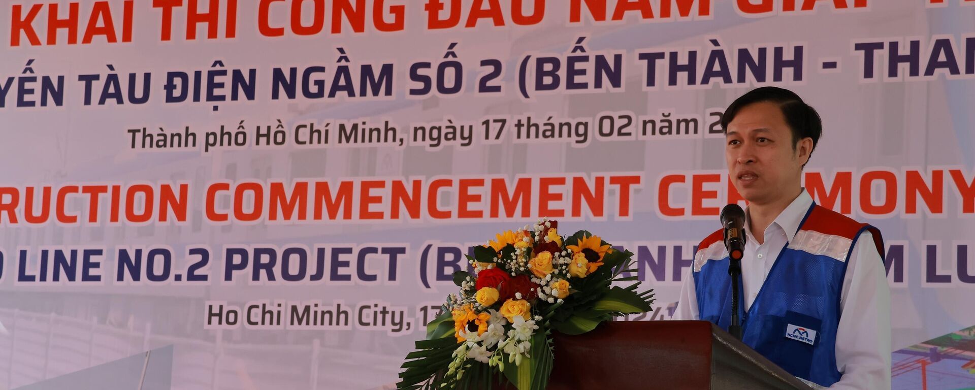 Triển khai thi công đầu năm dự án tàu điện ngầm số 2 Bến Thành – Tham Lương - Sputnik Việt Nam, 1920, 17.02.2024