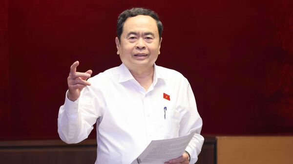Phó Chủ tịch Thường trực Quốc hội Trần Thanh Mẫn phát biểu. - Sputnik Việt Nam