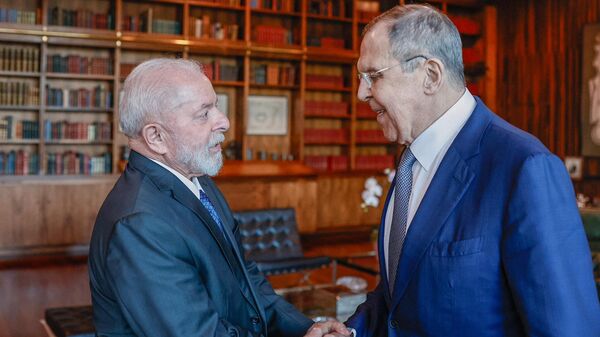 Ngoại trưởng Nga Sergei Lavrov đã đến thủ đô Brazil để gặp Tổng thống Luiz Inacio Lula da Silva - Sputnik Việt Nam