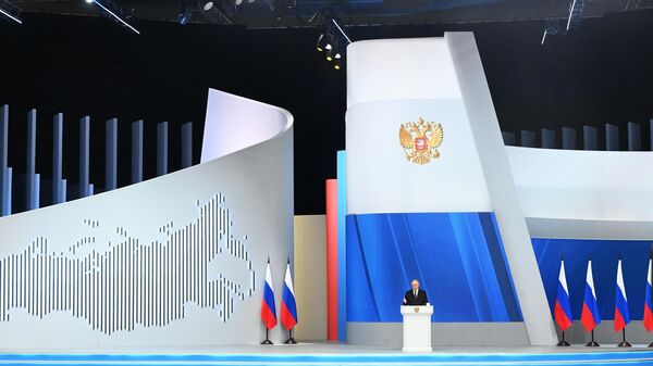 Diễn văn của Tổng thống Liên bang Nga V. Putin trước Quốc hội Liên bang - Sputnik Việt Nam