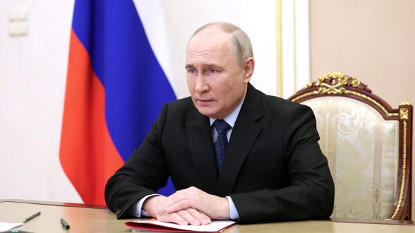 Tổng thống Nga V. Putin chủ trì cuộc họp Hội đồng An ninh Nga - Sputnik Việt Nam