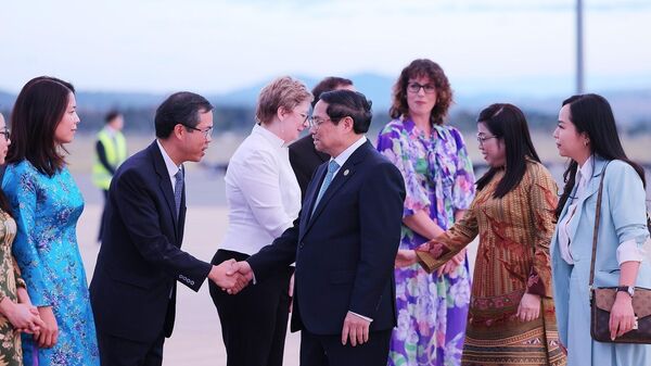  Thủ tướng Phạm Minh Chính bắt đầu thăm chính thức Australia - Sputnik Việt Nam