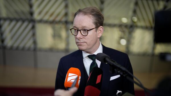 Bộ trưởng Ngoại giao Thụy Điển Tobias Billström - Sputnik Việt Nam