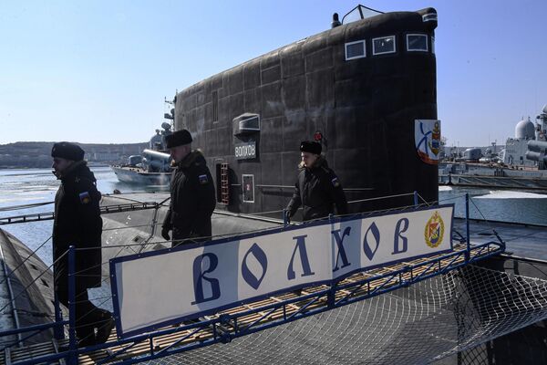 Tàu ngầm diesel &quot;Volkhov&quot; ở Vladivostok - Sputnik Việt Nam