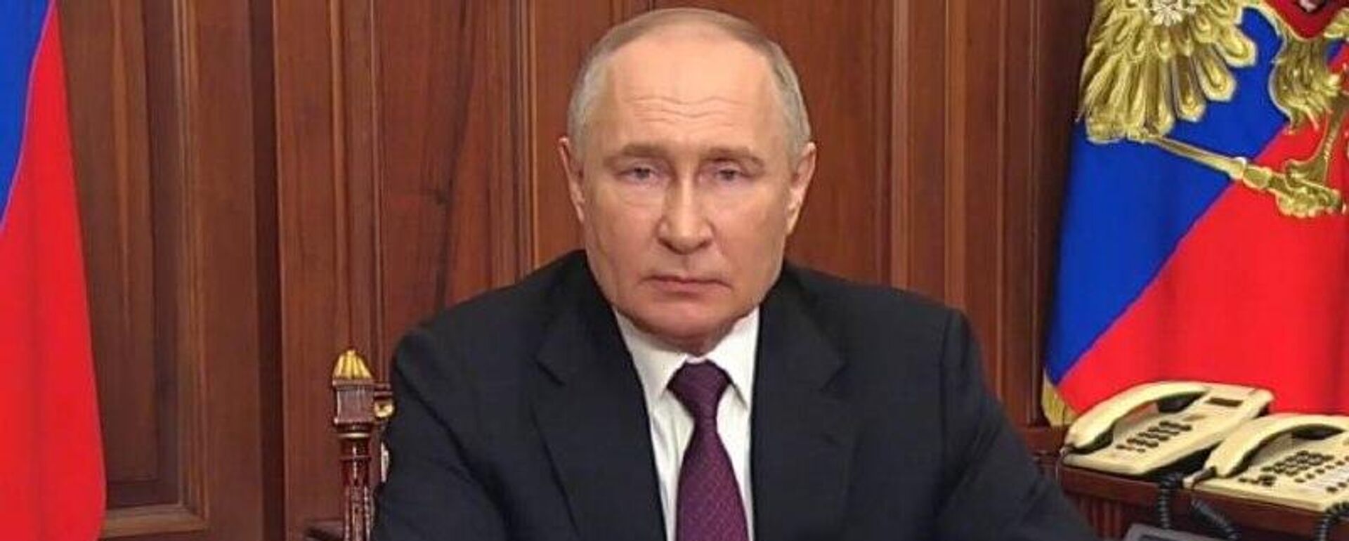 Vladimir Putin phát biểu trước người dân Nga sau khi công bố kết quả bầu cử  - Sputnik Việt Nam, 1920, 21.03.2024